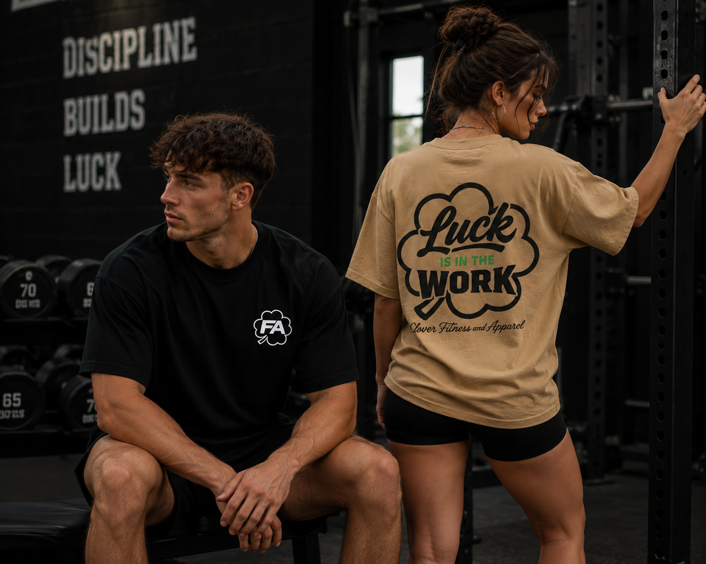 Midnight Luck Oversized Tee/Sandstone Luck Oversized Tee